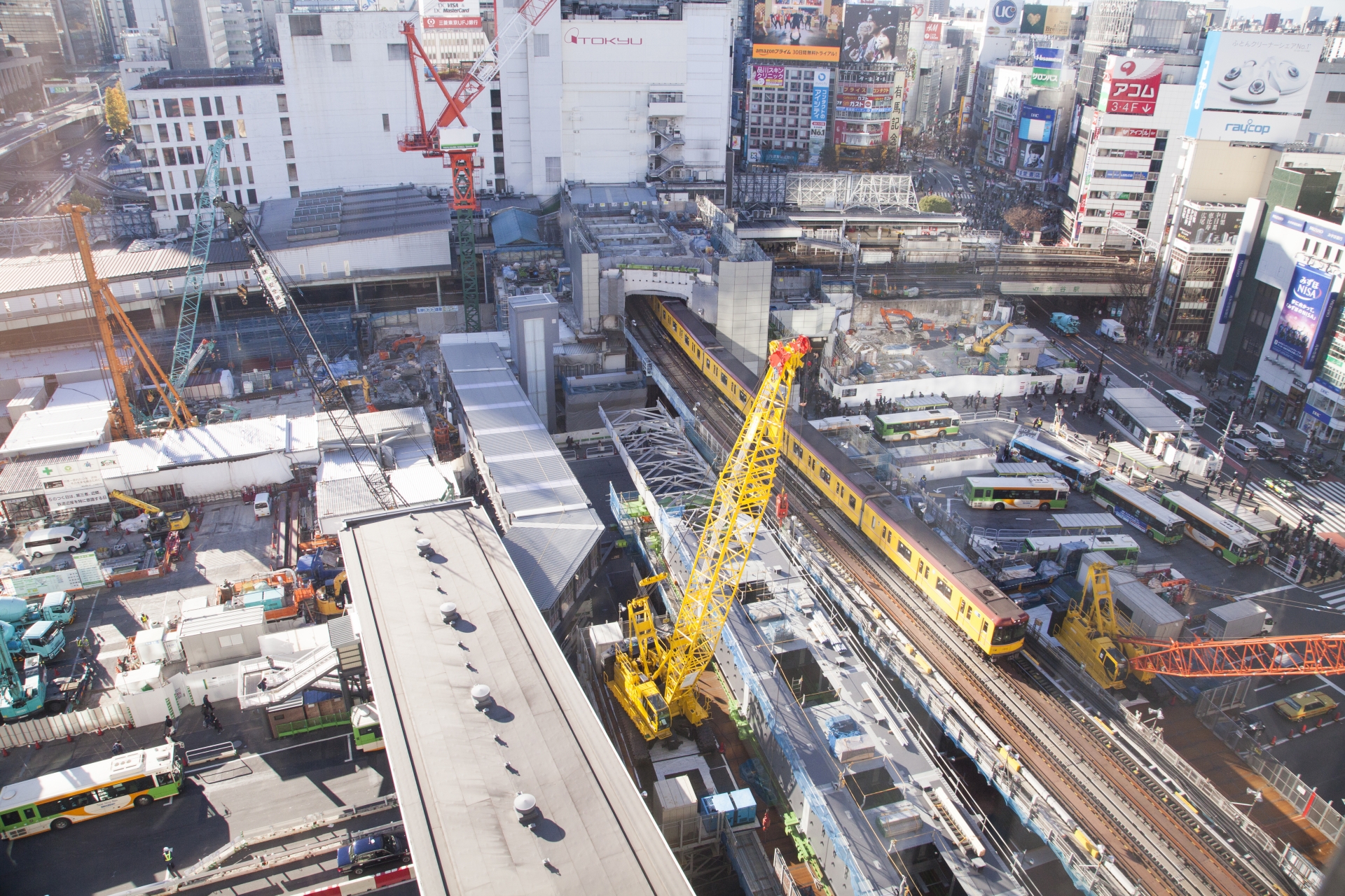 渋谷駅の大規模工事